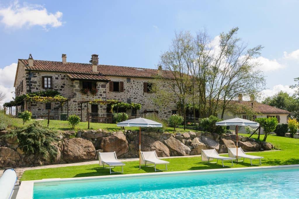 Girasole Cottage Overlooking The Orcia Valley In Tuscany Radicofani Eksteriør billede