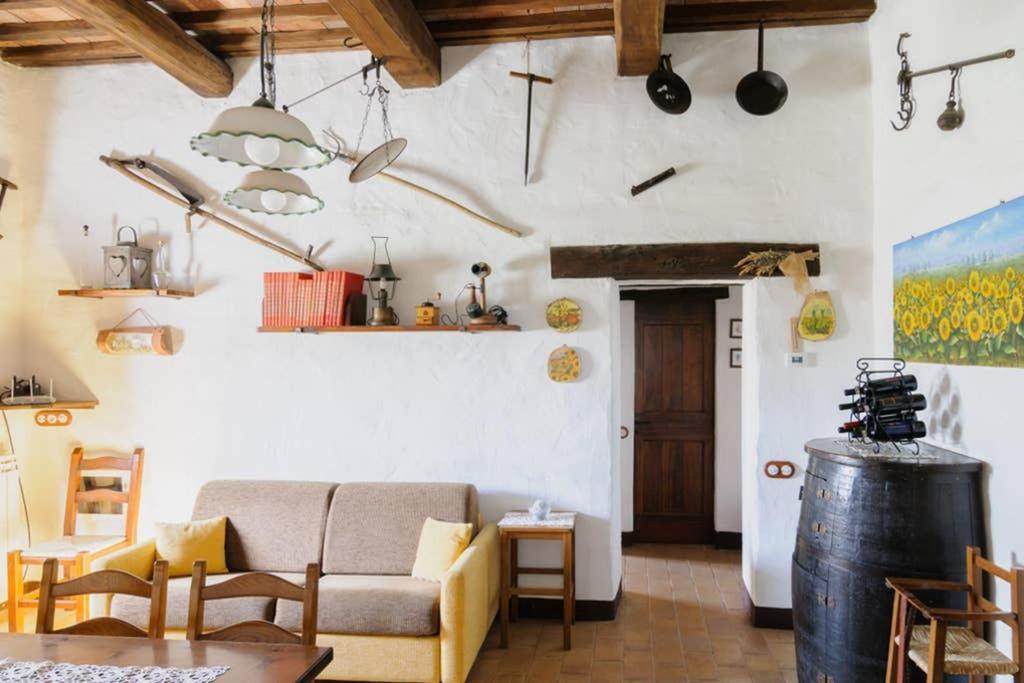 Girasole Cottage Overlooking The Orcia Valley In Tuscany Radicofani Eksteriør billede